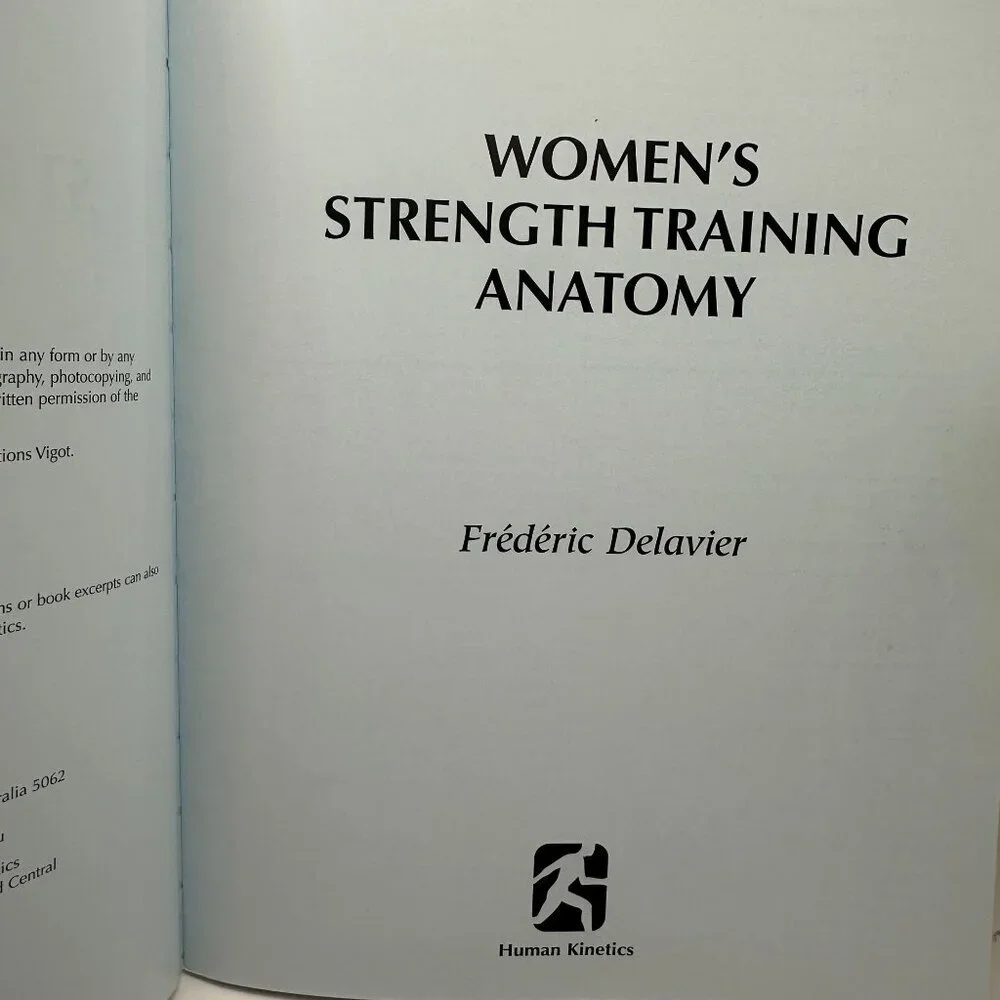 Women's Strength Training Anatomy Frederic Delavier Paperback